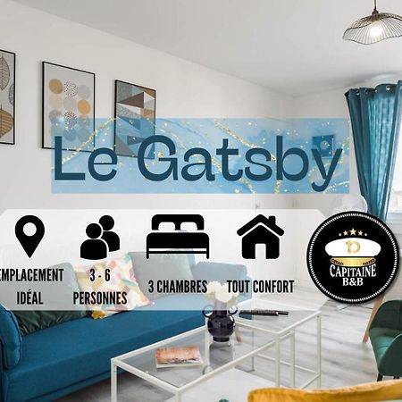 Le Gatsby - 3 Chambres - Centre-Ville Troyes Exterior foto